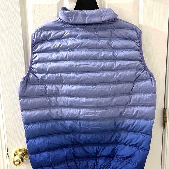 Lords Of Harlech Men’s Lilac Down Insulated Puff Vest Jacket Packable Large NWT - Picture 4 of 9